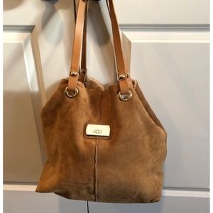 UGG Jane Shearling Tote Chestnut